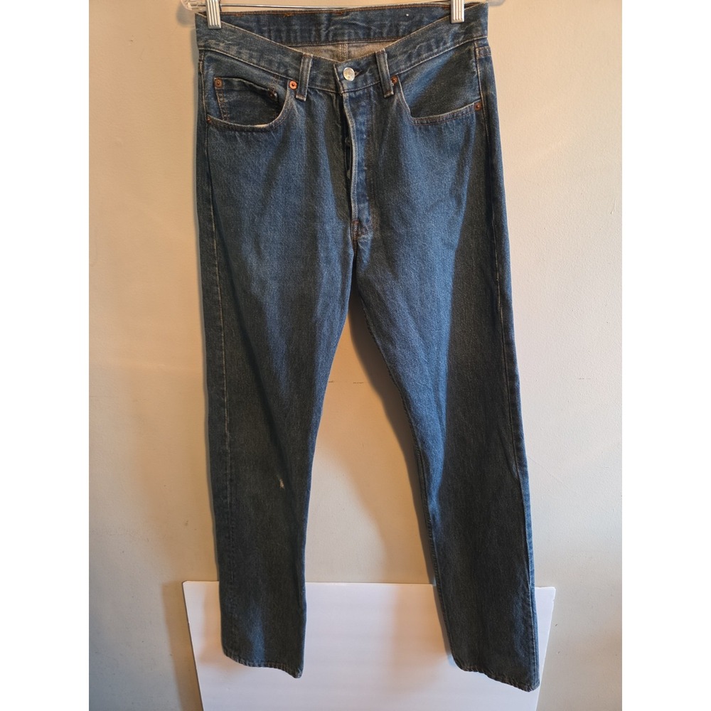 Vintage 80s Levi's 501 Button Fly Jeans 32x36
